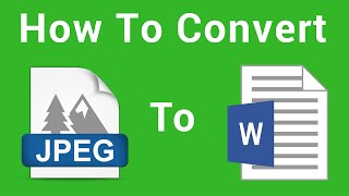 How To Convert Image To Text Using Google Docs JPEG to DOCX [upl. by Onilegna427]