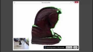 ReconstructMe  Turntable Scanner using Intel RealSense F200 [upl. by Oer4]