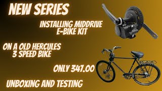 Installing an affordable Middrive Ebike kit from Amazon Tongsheng TSDZ2B [upl. by Mccoy]