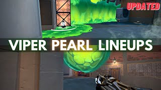 All the Viper Lineups you need on PEARL Updated  VALORANT [upl. by Rock]