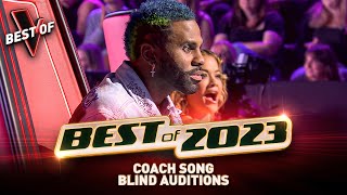 Coaches in SHOCK when hearing their OWN SONGS on The Voice 2023  Best of 2023 [upl. by Etnahsal]