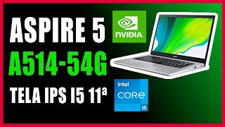 ACER ASPIRE 5 A51454G 54Y4 REVIEW  TESTE EM JOGOS Vale a Pena [upl. by Reinold]