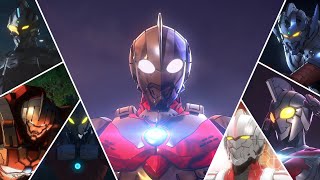 Netflix Ultraman Anime All Transformations [upl. by Sehguh]