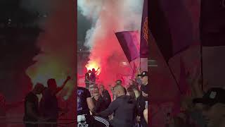 Újpest ultras vs győr [upl. by Ahsiket]