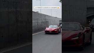 Stallion 🐎 youtube automobile hyderabad luxury red ferrari india supercars cars carlover [upl. by Eiramanig]