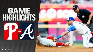 Phillies vs Braves Game Highlights 7624  MLB Highlights [upl. by Judson332]