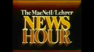 PBS The MacNeilLehrer Newshour  September 5 1983  1st Edition [upl. by Ras772]