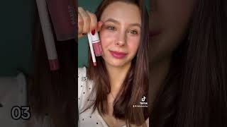 Zestaw idelany 😍test lipstick paese makijaz makeup [upl. by Elleirbag]