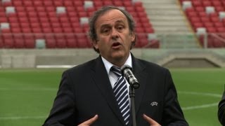 Platini fustige les prix des hôtels en Ukraine pour lEuro 2012 [upl. by Kaitlin]