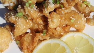 Poulet au citron 🍋 檸檬雞 Frit puis sauté comme au restaurant [upl. by Ailedo]