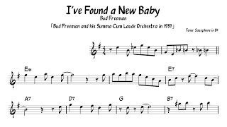 【Solo Transcription】Bud Freeman  Ive Found a New Baby [upl. by Phillipe]