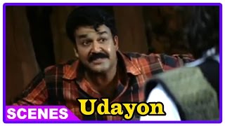 Udayon Movie Scenes  Salim Ghouse warns Mohanlal Jr  Kalabhavan Mani [upl. by Nialb]