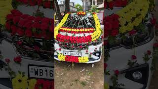 simple wedding car decoration [upl. by Asirralc]