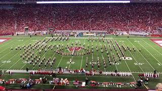 Three Dog Night halftime show  University of Wisconsin Marching Band [upl. by Akinnor]