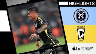 New York City FC vs Columbus Crew  5 Goal Nailbiter  Full Match Highlights  June 14 2024 [upl. by Aremihc]