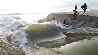 RAW How a RIVER WAVE FORMS START TO FINISH [upl. by Riehl711]