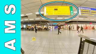 Amsterdam Schiphol AMS International to Schengen Transit amp Arrival [upl. by Notla99]