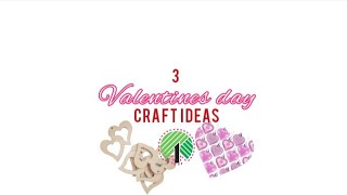 How to make Valentines Day 2024 home decor using Dollar Tree supplies [upl. by Hailee]