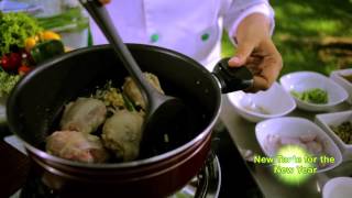 A New Taste for the New Year Chicken and Cashew Nut Curry with Knorr Chef Chathurika [upl. by Claudy]