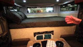 770P Travel Lite Pop Up Truck Camper with Electric Lift Roof [upl. by Enelear]