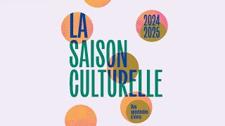 Teaser vidéo Saison Culturelle intercommunale 2024 2025 [upl. by Sadnac]