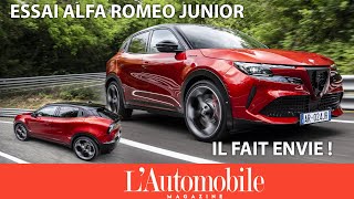 Essai Alfa Romeo Junior  nouveau défi pour la marque italienne [upl. by Drarig]