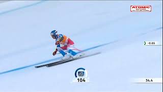 Bormio 🇮🇹  mens Super G Dec 29 2022  Alexis Pinturault 🇫🇷 [upl. by Kissner]