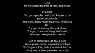 Ill put you in your place karaoke Percy Jackson the musical [upl. by Tullus789]