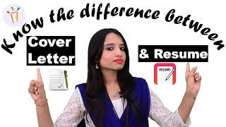 What is the Difference Between a Resume and a Cover Letter II Interview tips [upl. by Nocam955]