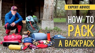 HOW TO PACK A BACKPACK OR HOW I PACK MY BACKPACK  EXPERT ADVICE [upl. by Ayres]