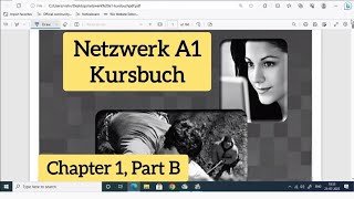 Netzwerk A1 Kursbuch Kapitel 1 Part B I German A1 [upl. by Dachia]