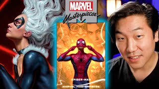 Marvel Masterpieces 2022 Box Break  First Box Massive Hits [upl. by Genni982]