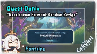 Melodi Pharsalia Cara Menyelesaikan Quest Dunia Ini  Genshin Impact [upl. by Hamirak]