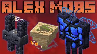 В ALEXS MOBS НОВЫЙ БОСС ПЕСЧАНЫЕ ВИХРИ И СТРАДДЛЕРЫ ОБЗОР ОБНОВЫ 171 НА MINECRAFT 1164 1165 [upl. by Steck]