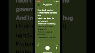 Cavetown boys will be bugsnormal version fypシ゚viral viralshorts spotify musiclover [upl. by Eseryt]