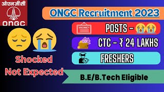 ONGC Recruitment 2023 Shocking Notification 😭😭😭  gate2023 ongcgate2023vacancy [upl. by Cence]