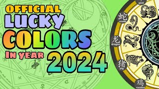 LUCKY COLOR IN 2024  Swerteng kulay sa 2024 at YEAR OF THE WOOD DRAGON Philippines [upl. by Ransome]