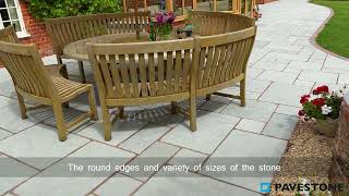 Pavestone Tudor Antique Denby Patio Paving [upl. by Four644]