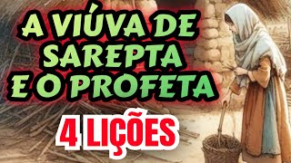 A VIÚVA DE SAREPTA E O PROFETA ELIAS  Para você pregar [upl. by Peddada54]