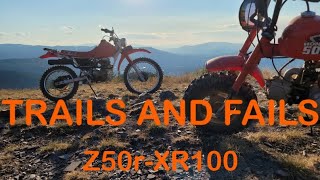 Honda Z50 Trails and Fails [upl. by Smukler]