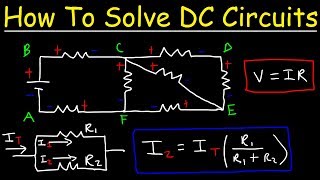 How To Solve Any Resistors In Series and Parallel Combination Circuit Problems in Physics [upl. by Norvun]