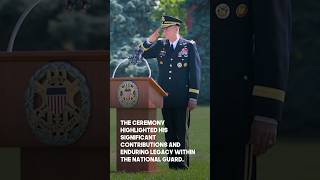 Gen Daniel R Hokanson relinquishes responsibility as 29th Chief of the National Guard Bureau [upl. by Drofub]