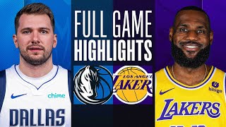 MAVERICKS at LAKERS  FULL GAME HIGHLIGHTS  January 17 2024 [upl. by Pernick669]