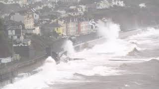 Storm Callum High Tide and Trains [upl. by Cohette150]