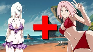 Naruto Girls  Swimwear Part 2 Naruto characters [upl. by Chryste]