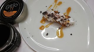 Cannolo destrutturato con cioccolato di Modica e Gelo di Condiaroma33 [upl. by Anaicilef]