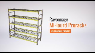 Rayonnage milourd polyvalent Prorack   Provost [upl. by Llehsram]