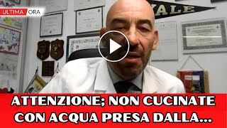 Matteo Bassetti avverte Massima attenzione le sue parole poco fa non cucinate con acqua presa [upl. by Bessie]