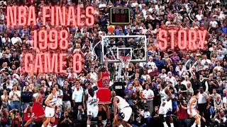 Story of NBA Finals 1998 Game 6 Chicago Bulls vs Utah Jazz Recap [upl. by Borrell]