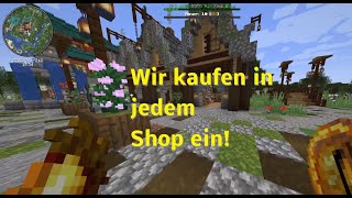 Wir kaufen in allen Shops  Minecraft Craftersparadisede Server [upl. by Haram328]